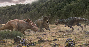 Szenenbild aus dem Film „Dinosaurier 3D – Im Reich der Giganten“