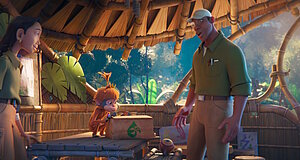 Szenenbild aus dem Film „Jazzy - Chaos im Regenwald“ Szenenbild aus dem Film „Jazzy - Chaos im Regenwald“