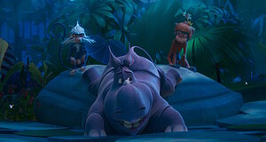 Szenenbild aus dem Film „Jazzy - Chaos im Regenwald“ Szenenbild aus dem Film „Jazzy - Chaos im Regenwald“