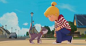Szenenbild aus dem Film „Meine Freundin Conni – Abenteuer mit Kranich Klaus“