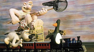 Szenenbild aus dem Film „Wallace & Gromit: Die Techno-Hose“