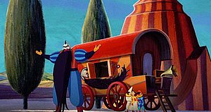 Szenenbild aus dem Film „Die Abenteuer von Pinocchio“
