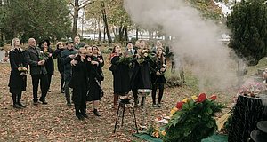 Szenenbild aus dem Film „Spuk unterm Riesenrad“