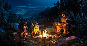 Szenenbild aus dem Film „Louis & Luca – Das große Käserennen“