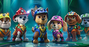 Szenenbild aus dem Film „Paw Patrol: Der Dino Film“ Szenenbild aus dem Film „Paw Patrol: Der Dino Film“