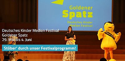 Goldener Spatz im Kino 30. Deutsches Kinder Medien Festival Goldener Spatz