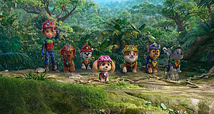 Szenenbild aus dem Film „Paw Patrol: Der Dino Film“ Szenenbild aus dem Film „Paw Patrol: Der Dino Film“