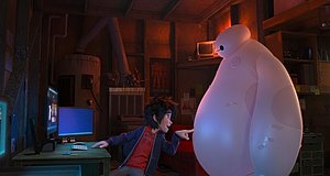 Szenenbild aus dem Film „Baymax - Riesiges Robowabohu“