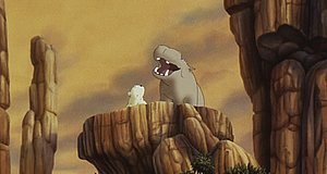 Szenenbild aus dem Film „Der kleine Eisbär“