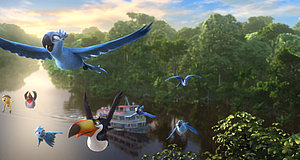 Szenenbild aus dem Film „Rio 2 - Dschungelfieber“