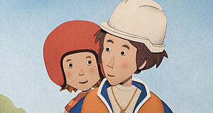 Szenenbild aus dem Film „Die Schatzsuche im Blaumeisental“ Szenenbild aus dem Film „Die Schatzsuche im Blaumeisental“