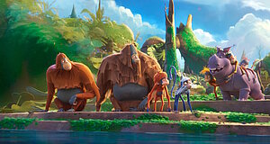 Szenenbild aus dem Film „Jazzy - Chaos im Regenwald“ Szenenbild aus dem Film „Jazzy - Chaos im Regenwald“