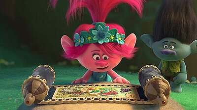 Szenenbild aus dem Film „Trolls World Tour“