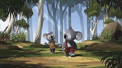 Szenenbild aus dem Film „Blinky Bill - Das Meer der weißen Drachen“