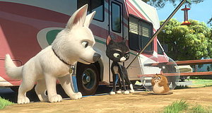 Szenenbild aus dem Film „Bolt – Ein Hund für alle Fälle“