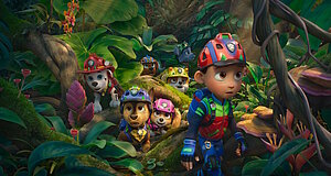 Szenenbild aus dem Film „Paw Patrol: Der Dino Film“ Szenenbild aus dem Film „Paw Patrol: Der Dino Film“
