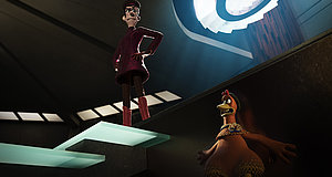 Szenenbild aus dem Film „Chicken Run: Operation Nugget“