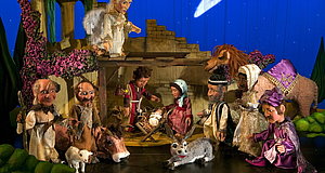Szenenbild aus dem Film „Augsburger Puppenkiste: Die Weihnachtsgeschichte“