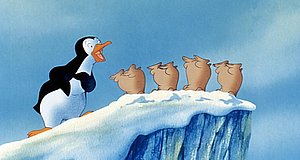 Szenenbild aus dem Film „Der kleine Eisbär“