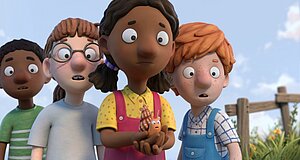 Szenenbild aus dem Film „Die Schnecke und der Buckelwal“