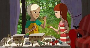 Szenenbild aus dem Film „Nina und das Geheimnis des Igels“