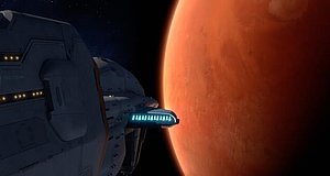 Szenenbild aus dem Film „Bernard Bär: Mission Mars“
