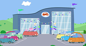 Szenenbild aus dem Film „Peppa und das neue Baby – Das Kinoerlebnis“