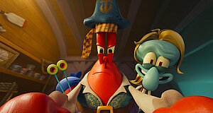 Szenenbild aus dem Film „SpongeBob Schwammkopf: Piraten Ahoi!“