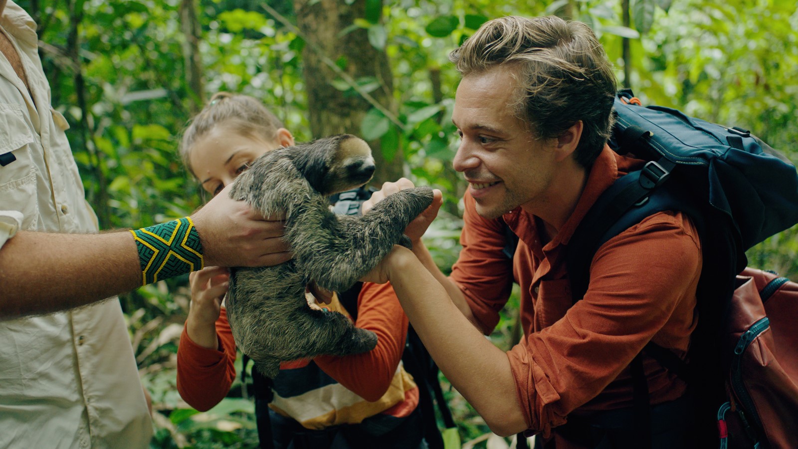 Szenenbild aus dem Film „Checker Tobi und die Reise zu den fliegenden Flüssen“