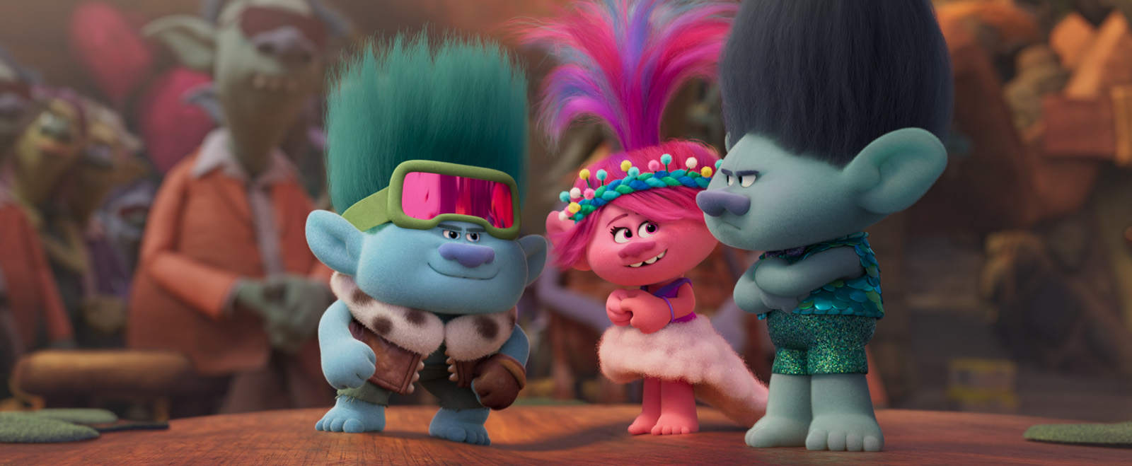 Szenenbild aus dem Film „Trolls 3 - Gemeinsam stark“