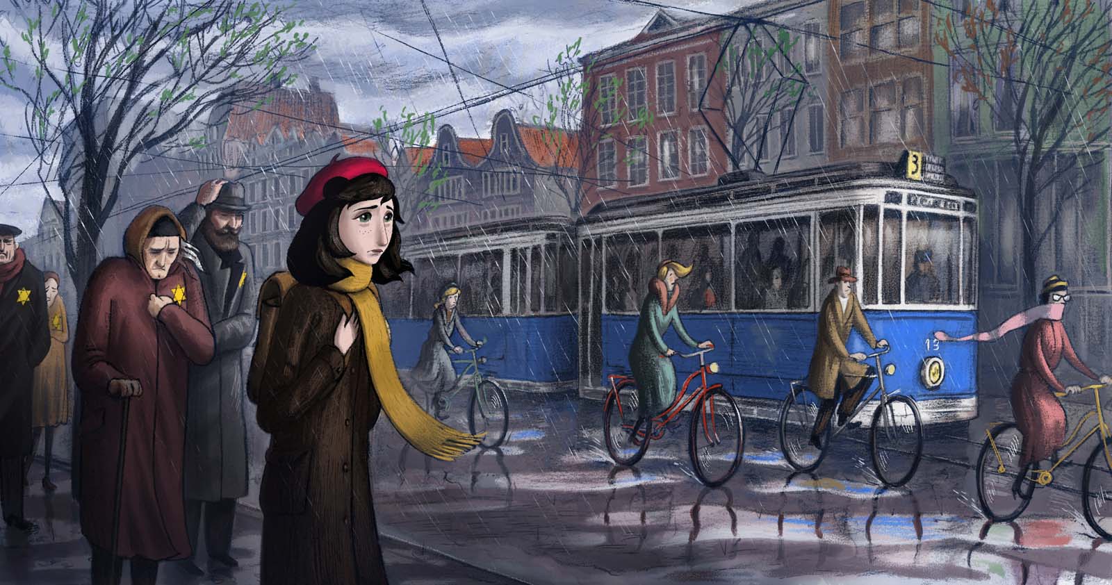 Szenenbild aus dem Film „Wo ist Anne Frank“