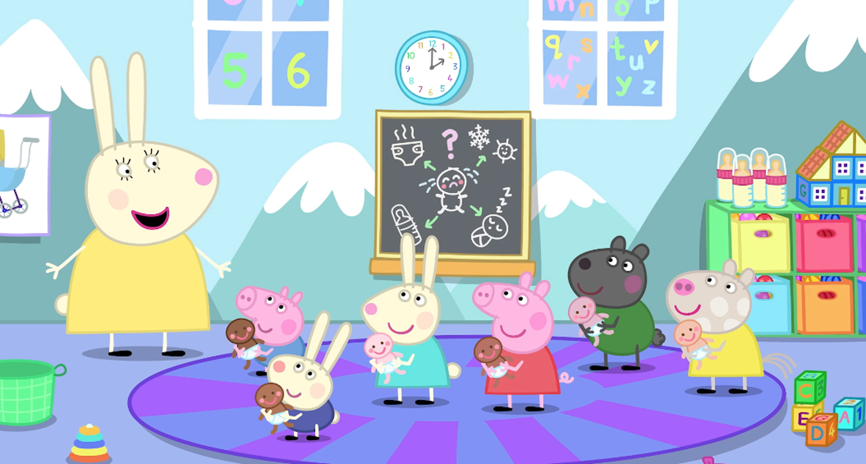 Szenenbild aus dem Film „Peppa und das neue Baby – Das Kinoerlebnis“