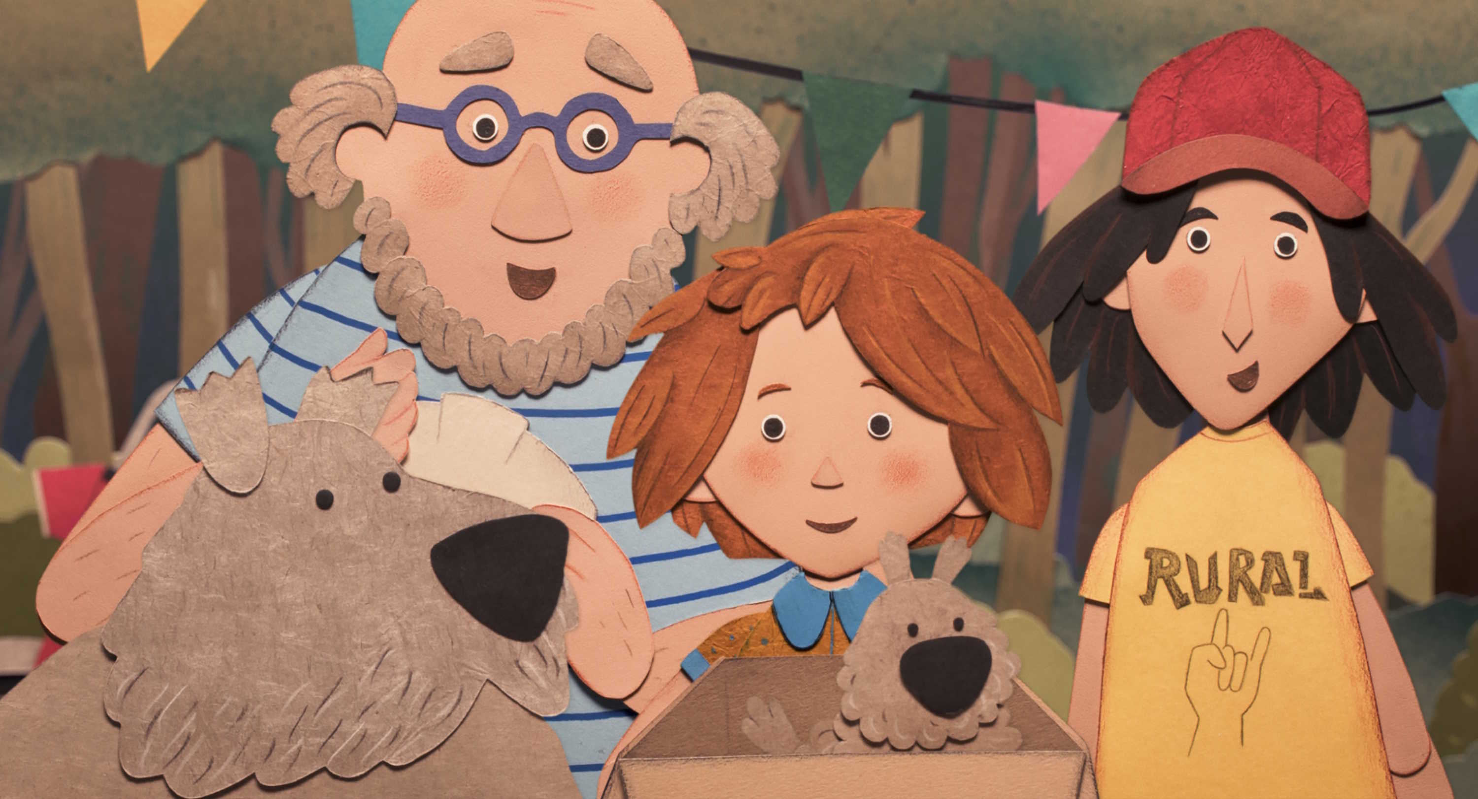 Szenenbild aus dem Film „Die Schatzsuche im Blaumeisental“