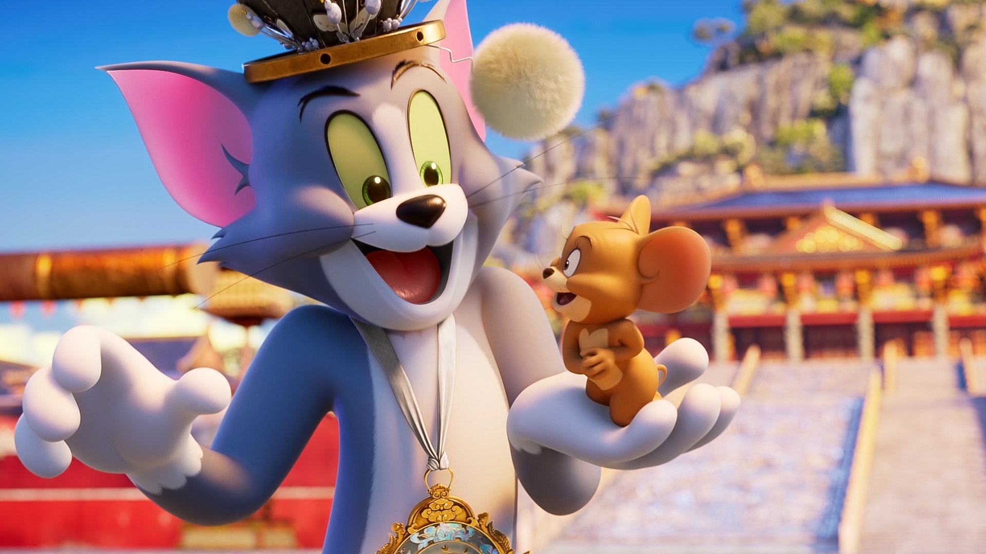 Szenenbild aus dem Film „Tom und Jerry: Der verlorene Kompass“